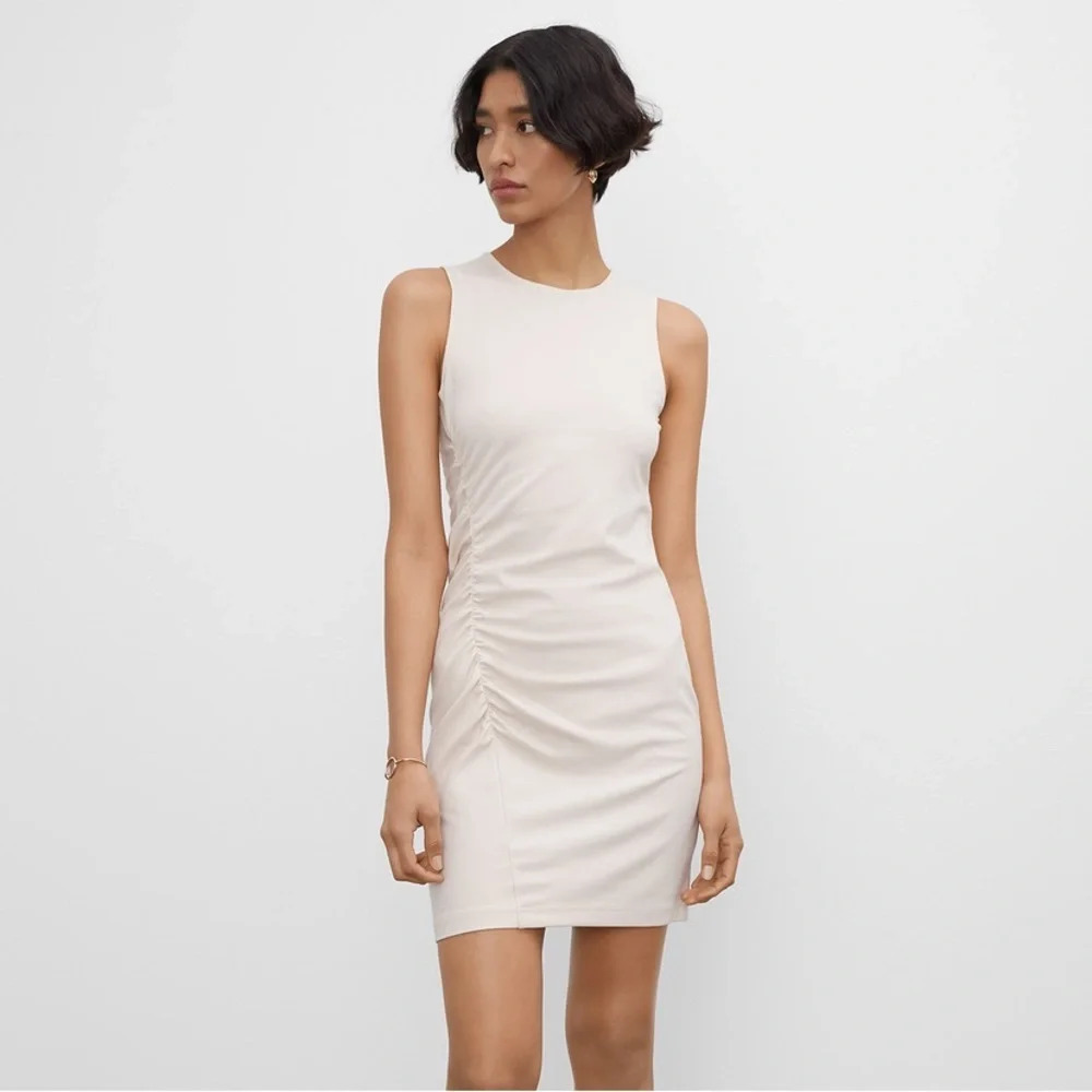 Club Monaco Side Stream Ruched Mini Dress